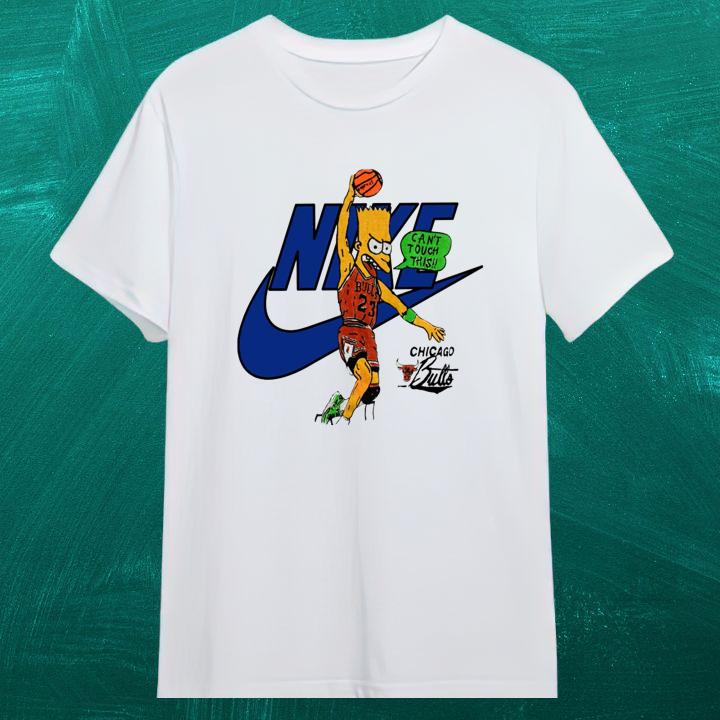 Funny Nike Simpson Cant Touch This Michael Jordan Chicago Bulls Shirt