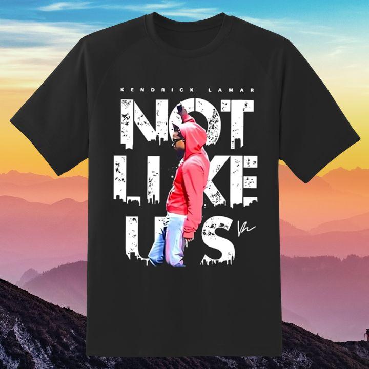 Kendrick Lamar Rapper Not Like Us Signed Shirt
