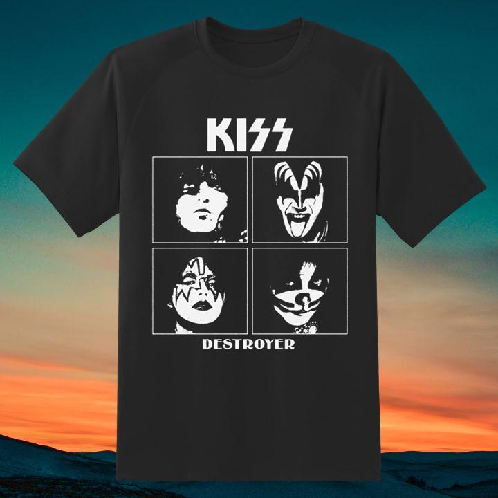 Destroyer Kiss Rock Band Heavy Metal Shirt