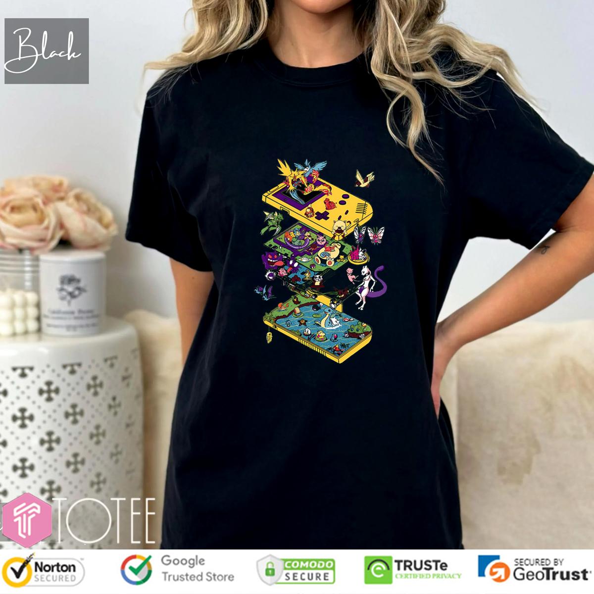 Pokémon Characters Nintendo Game T-Shirt
