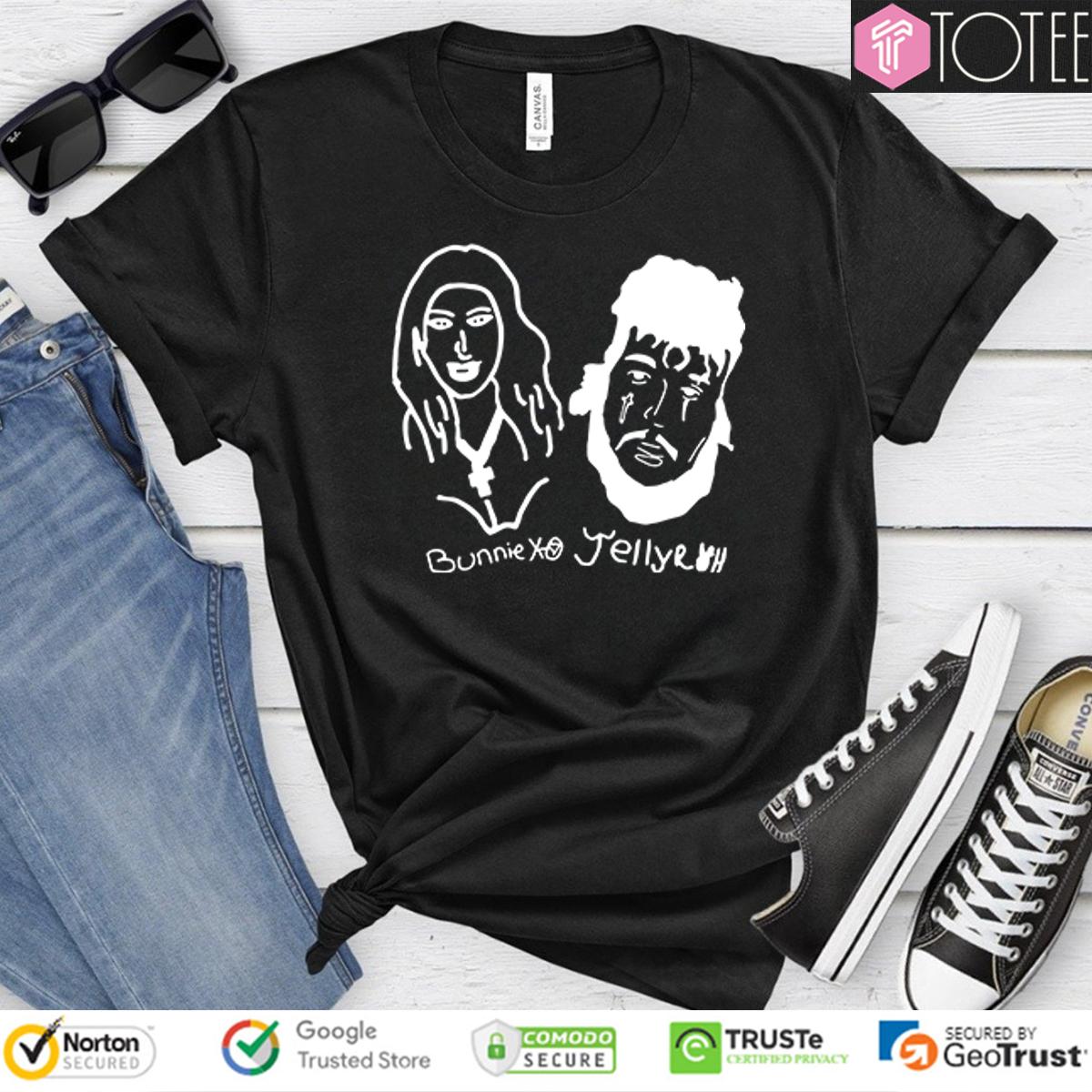 Bunnie XO Bunnie Jelly Roll Kalista Support Drawing T-Shirt