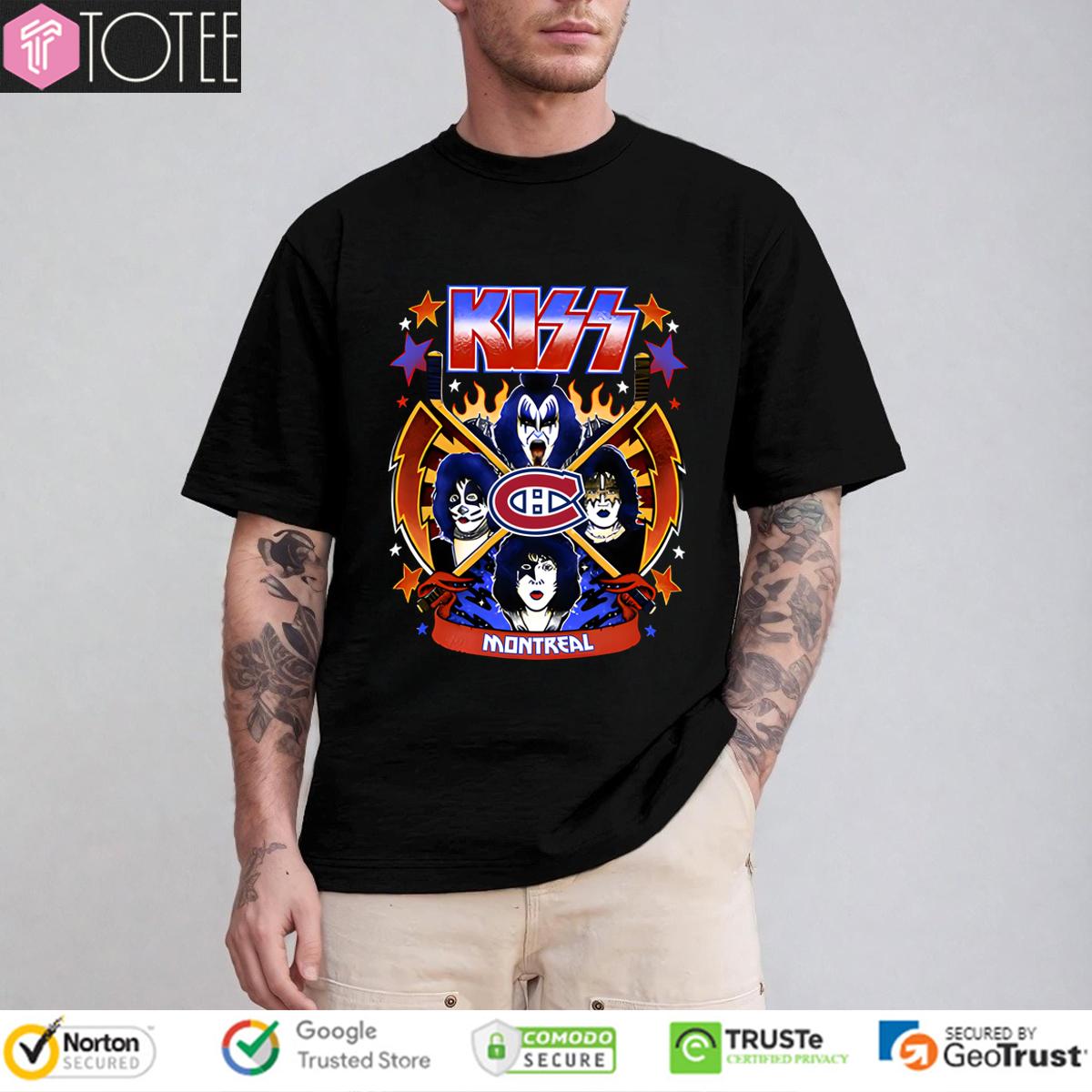 Kiss Band Montreal Canadiens Parody Bohemian Rhapsody T-Shirt