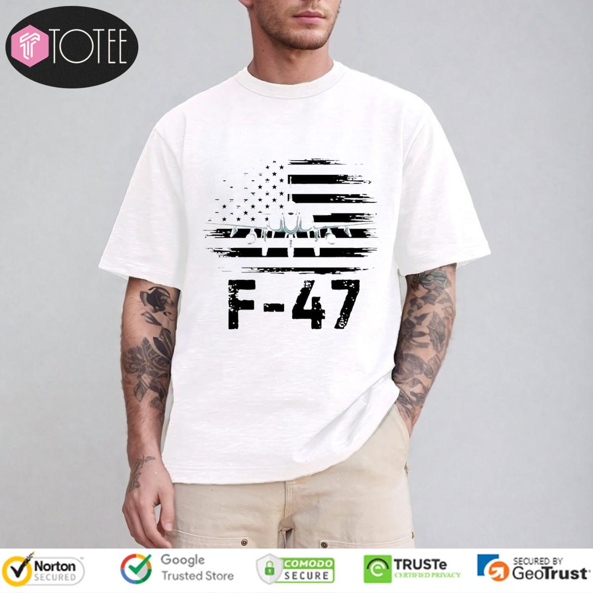 Boeing F-47 United States Air Force American Flag T-Shirt