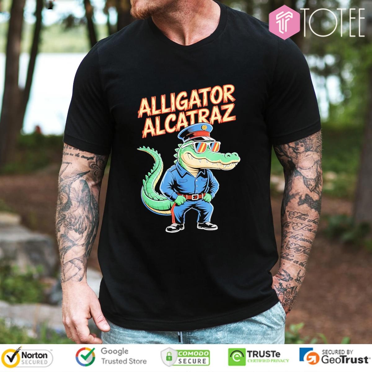 Alligator Alcatraz Crocodile T-shirt