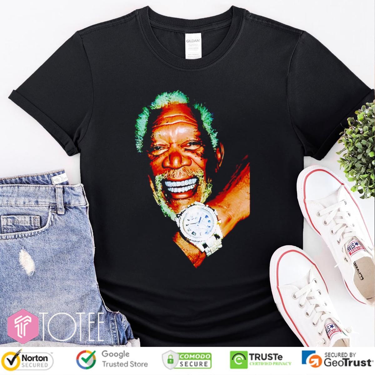 Morgan Freeman Bust Down T-shirt