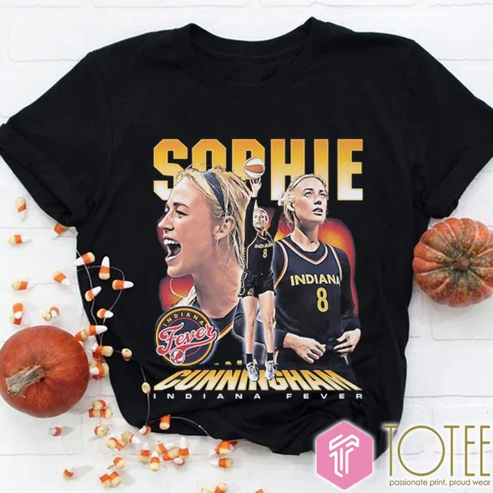 Indiana Fever Sophie Cunninghamel Vintage Graphic T-shirt