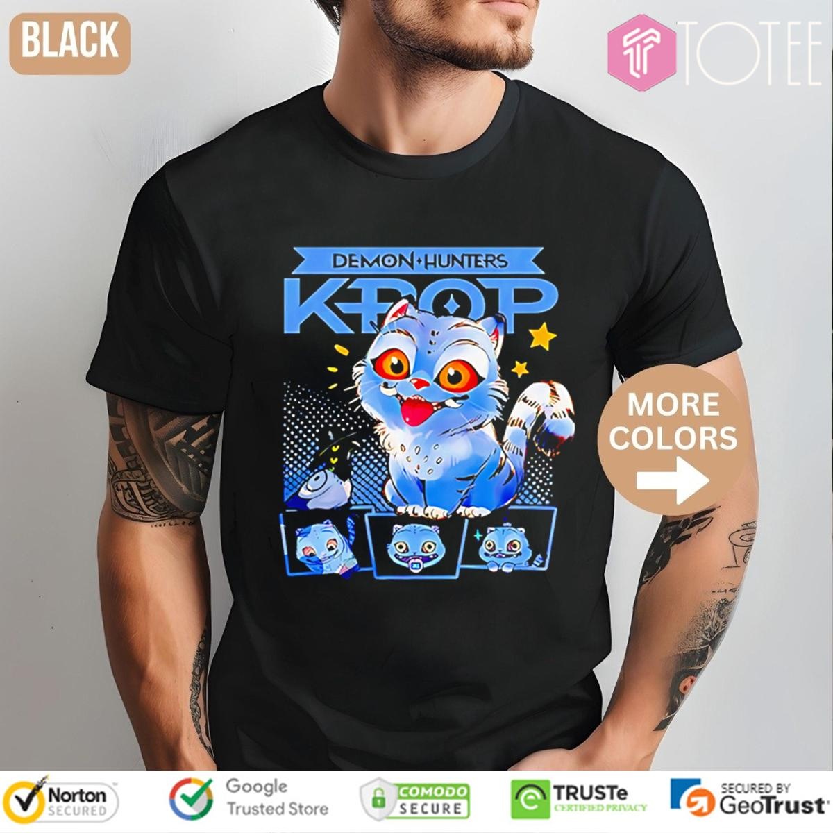 Derpy Tiger Kpop Demon Hunters T-shirt