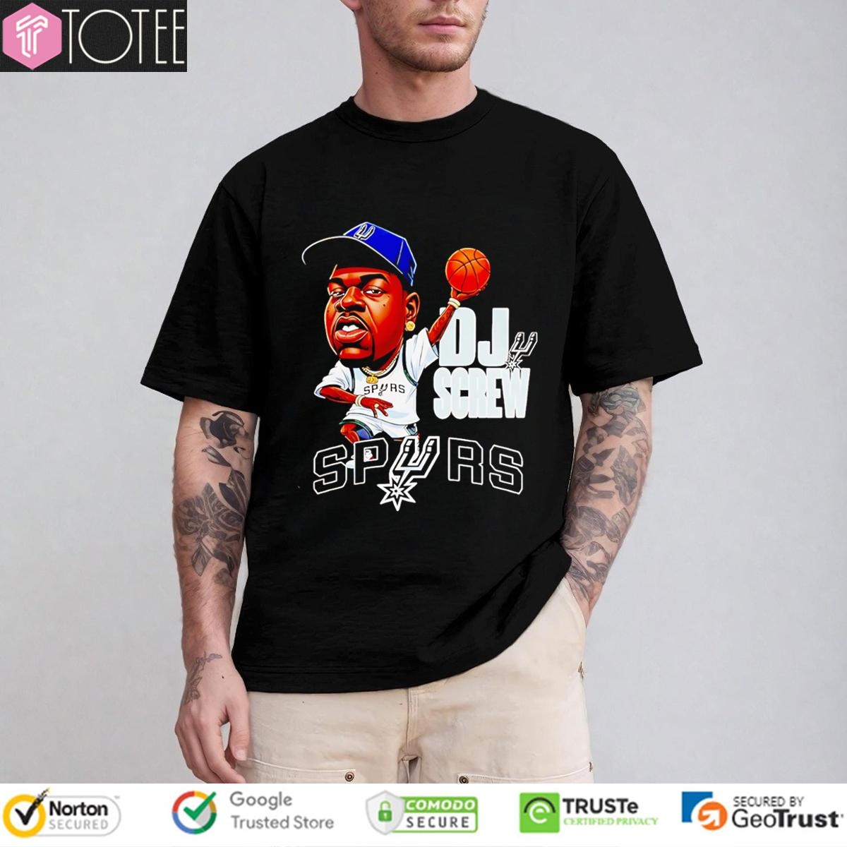 Dj Screw San Antonio Spurs T-shirt