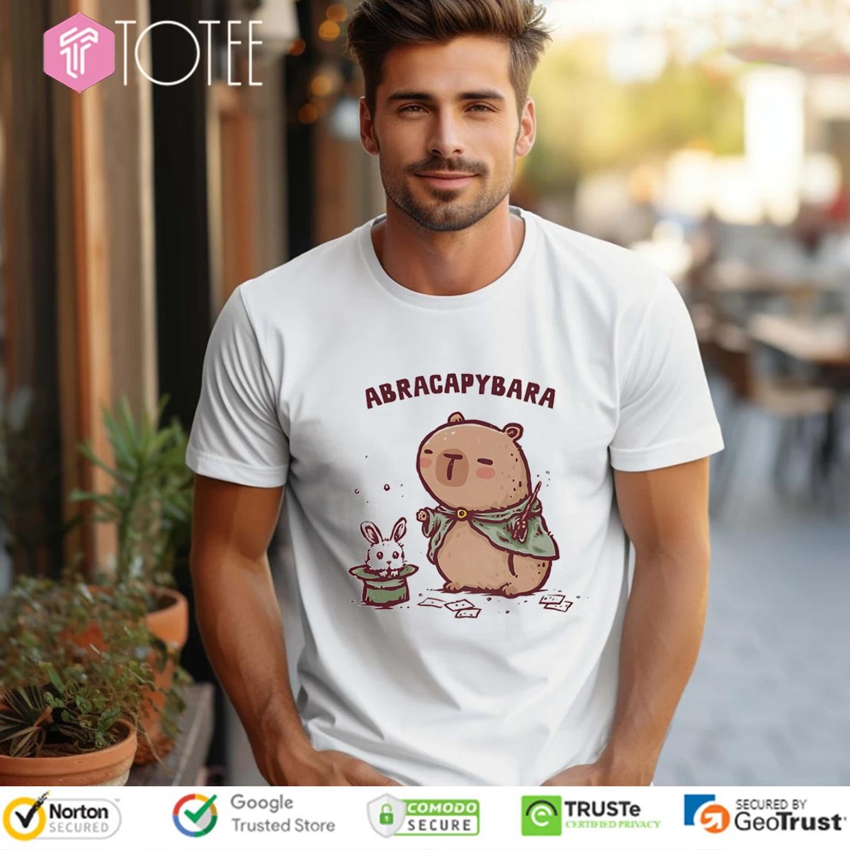 Abracapybara And Rabbit T-shirt